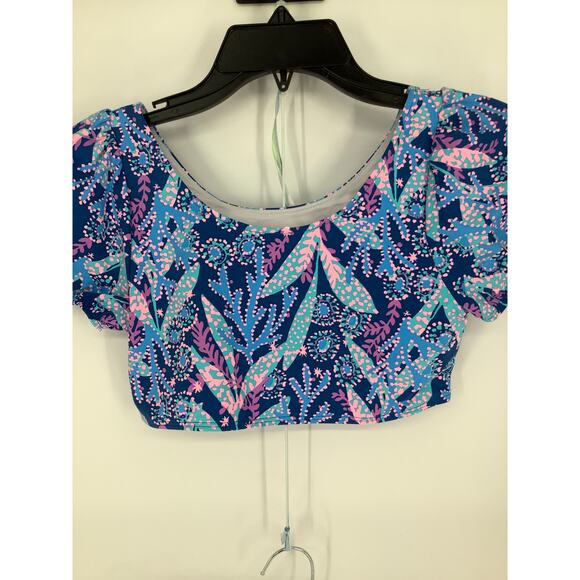 Lilly Pulitzer Girl 14 Barton Blue Star Gazing Arlen Bikini Two Piece Set G35-12 - Picture 8 of 12